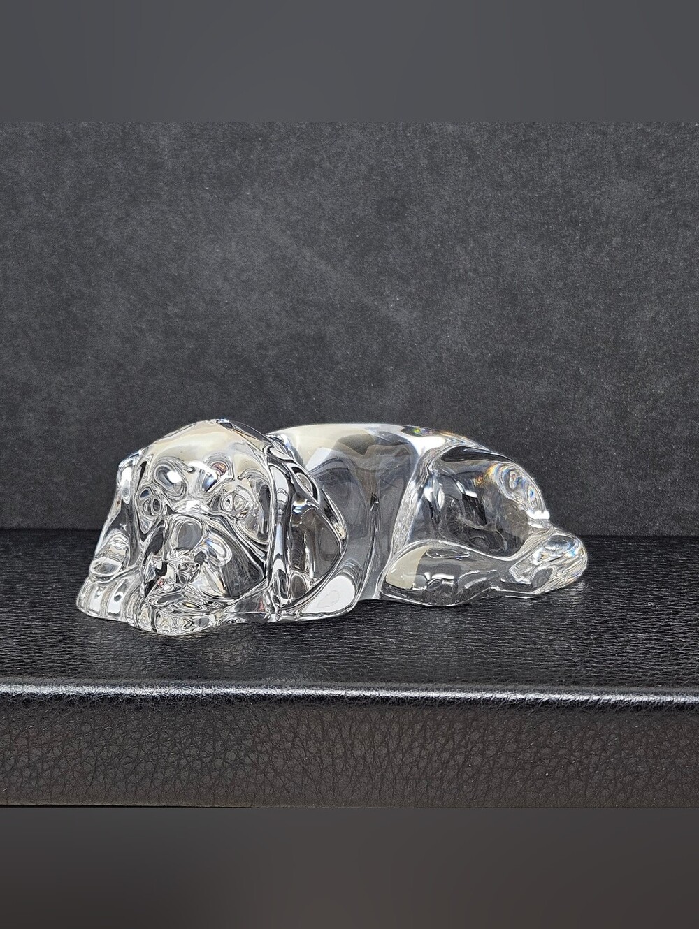 Princess House 24% Lead Crystal Dog